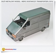 Metalowy duży model merc dostawczy transporter (1615)