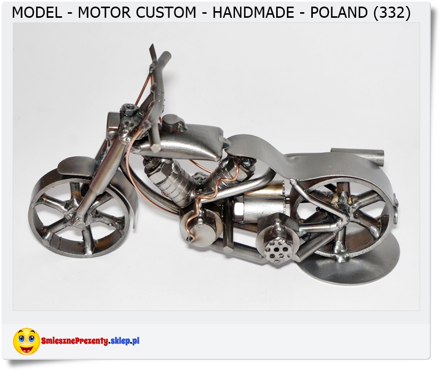  Metalowy Model Motor Custom Handmade Poland 