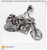 🏍 Na prezent figurka chłopaka na motorze (3331)