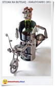 🍷 Harleyowiec stojak na butelkę Wina (85)